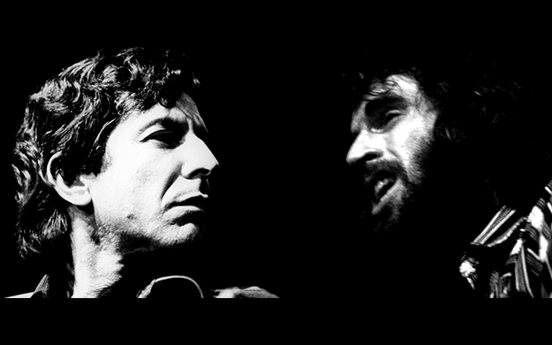 Leonard cohen y Richard manuel